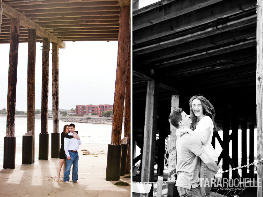 Tara Rochelle photographs an engagement session at the Ventura Pier