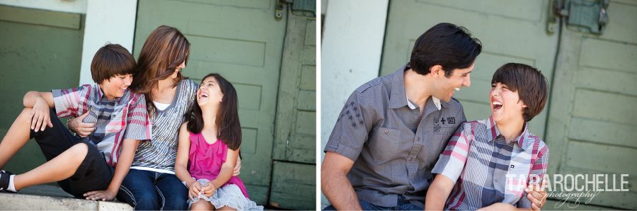 Professional photographer, Tara Rochelle of Santa Clarita, photographs a family