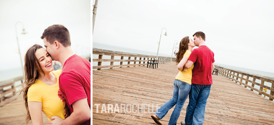Ventura Pier engagement session photographed by Tara Rochelle Photography