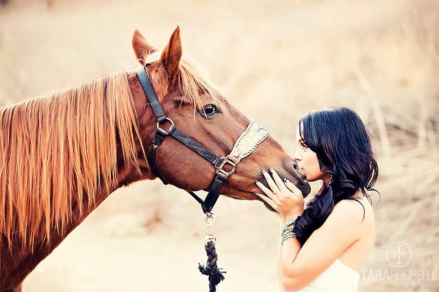Caitlin's senior portraits with her horse in Santa Clarita by Tara Rochelle Photography