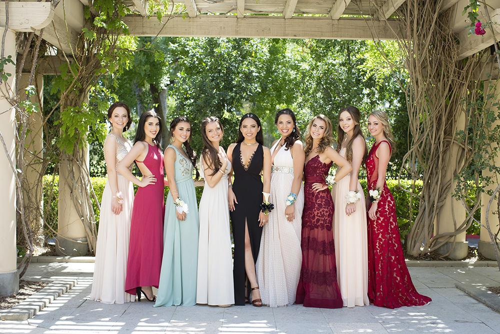 Valencia High School Prom Portraits by Tara Rochelle Photography