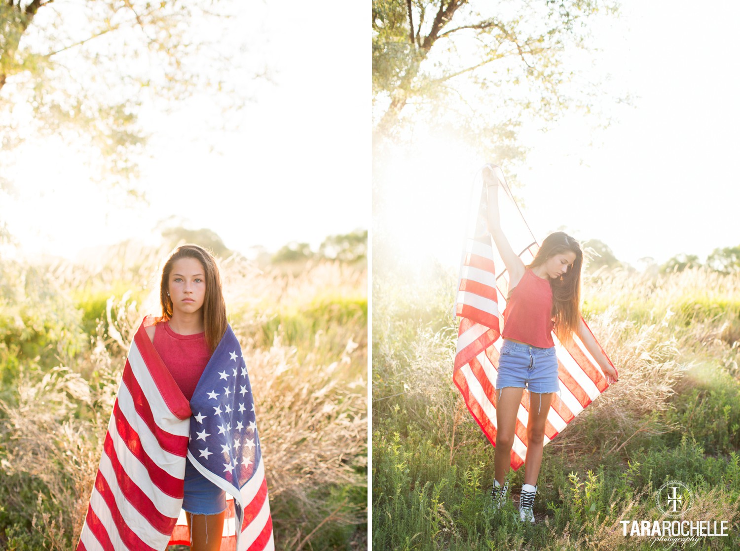 4th of July Teen Portraits by Tara Rochelle Photography