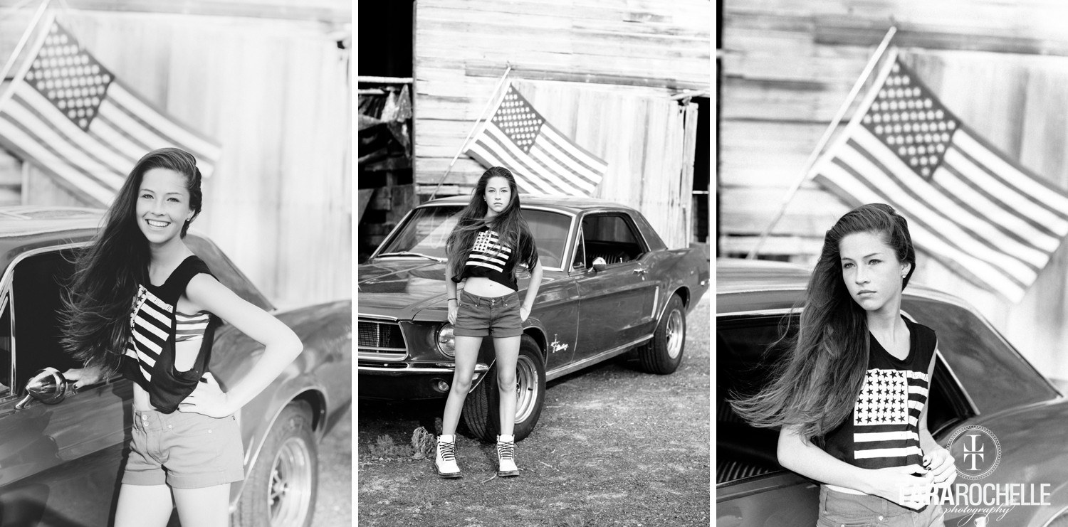 Patriotic Teen Portraits by Tara Rochelle Photography in Los Angeles, California