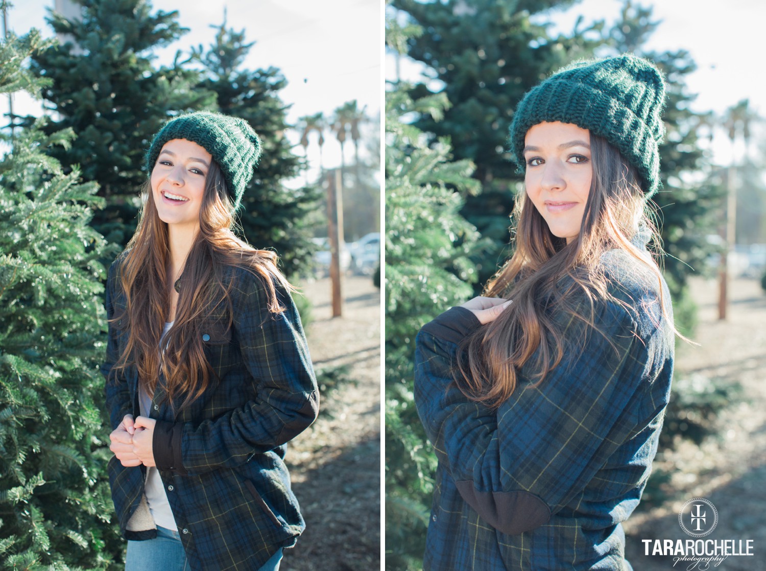 Winter Holiday Senior Pictures in Los Angeles, California by Tara Rochelle Photography