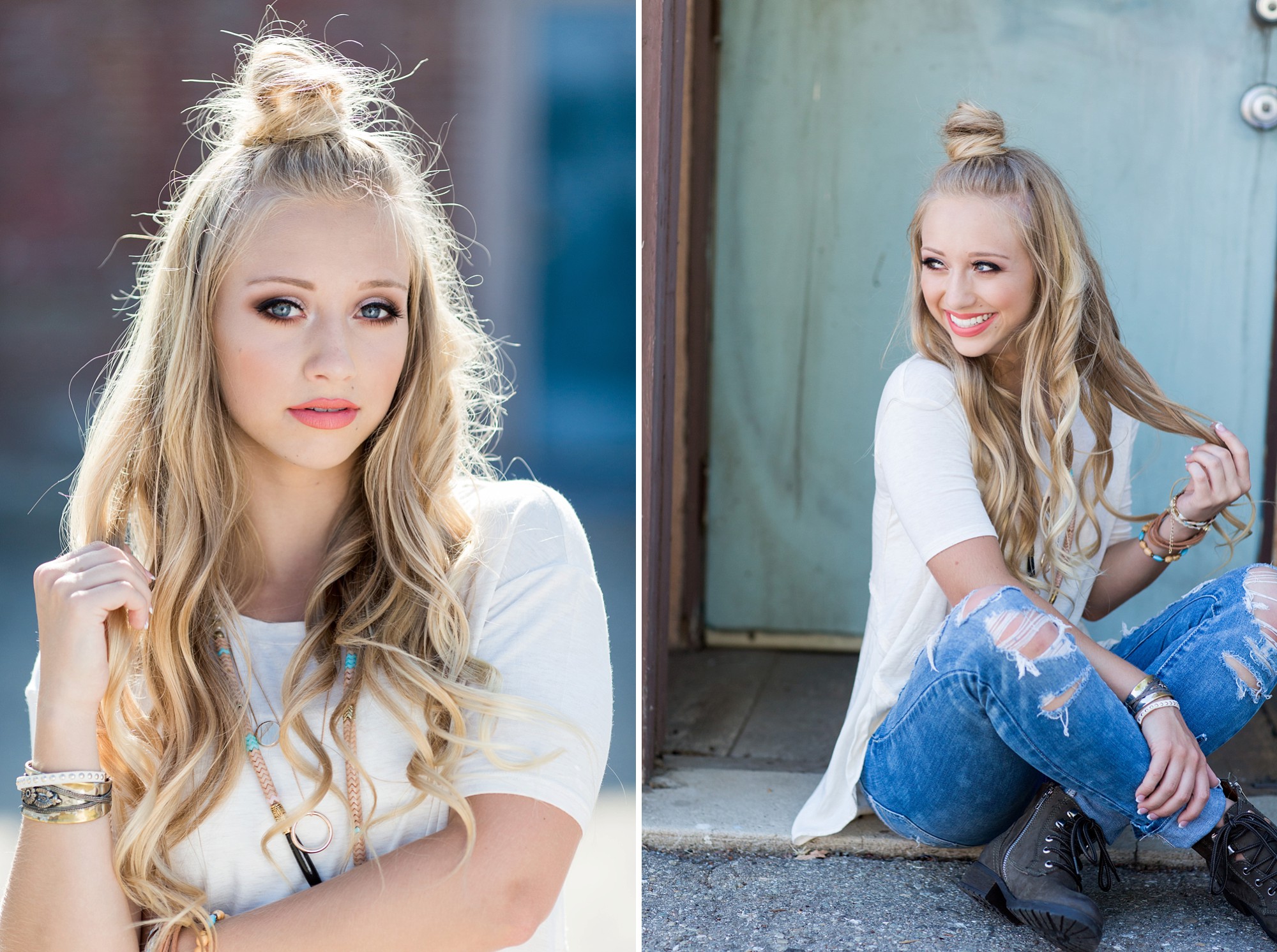 Bun hairstyles for senior pictures 