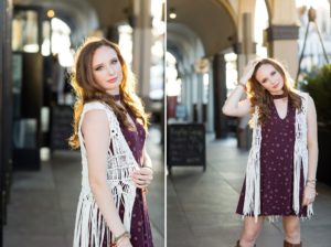 Urban senior pictures in Venice Beach California