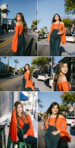 urban city senior portraits