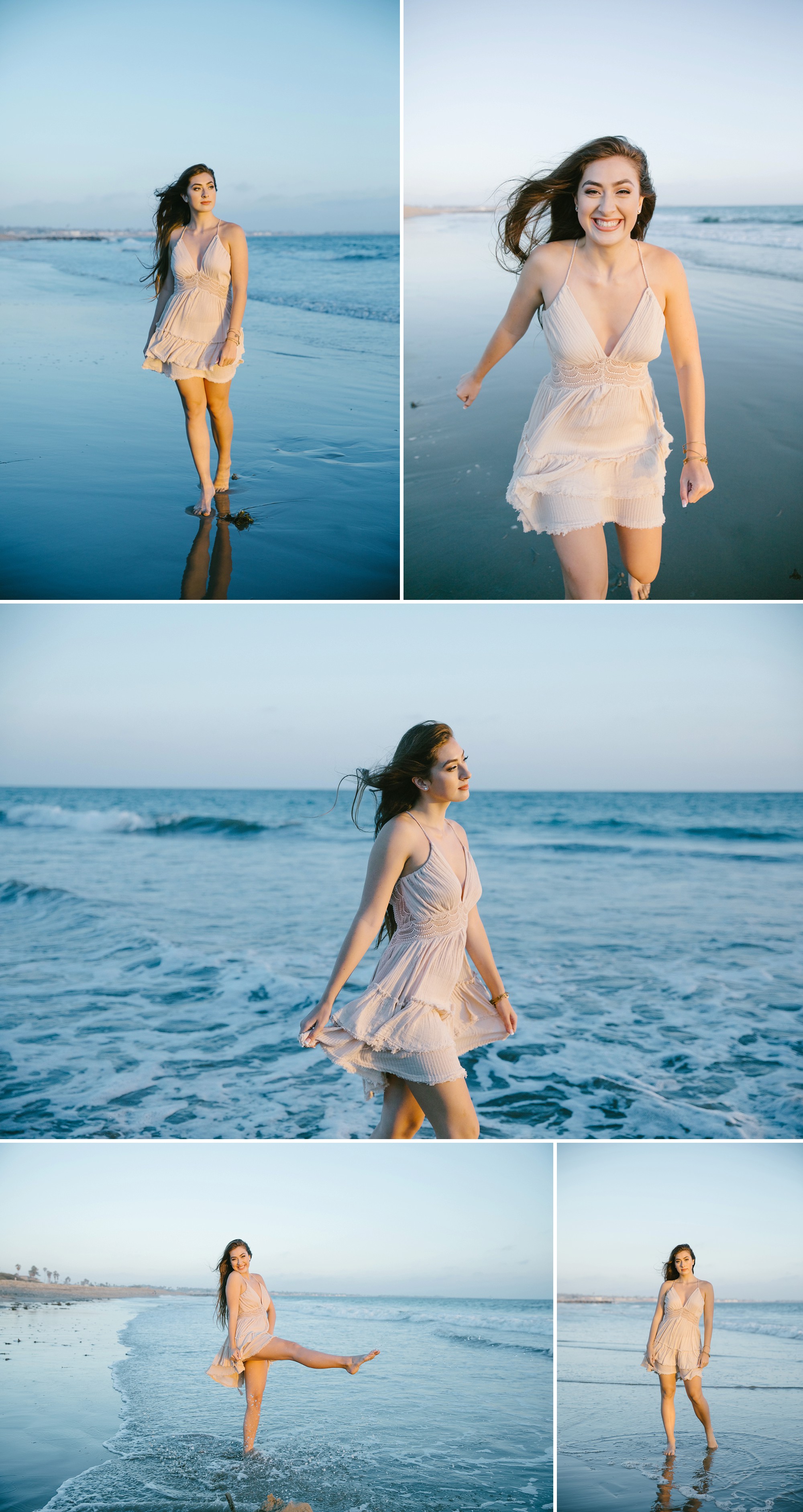 California beach senior portraits by Tara Rochelle Photography