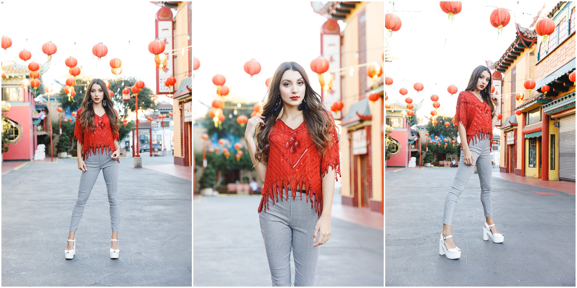 china town inspired senior shoot, funky, creative, shot in los angeles california by tara rochelle, southern california photographer