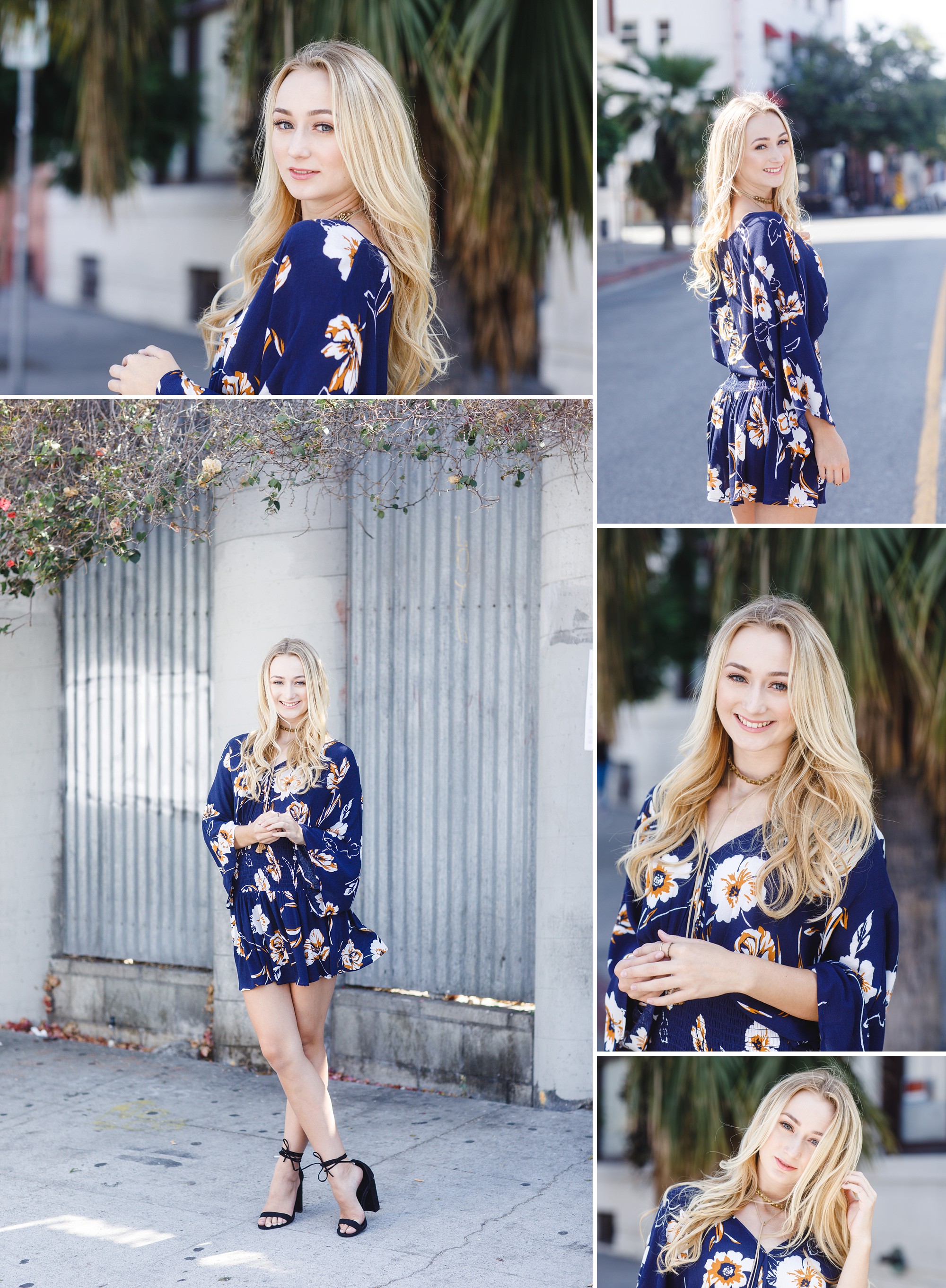 Beautiful senior photos done by Tara Rochelle Photography in urban Los Angeles
