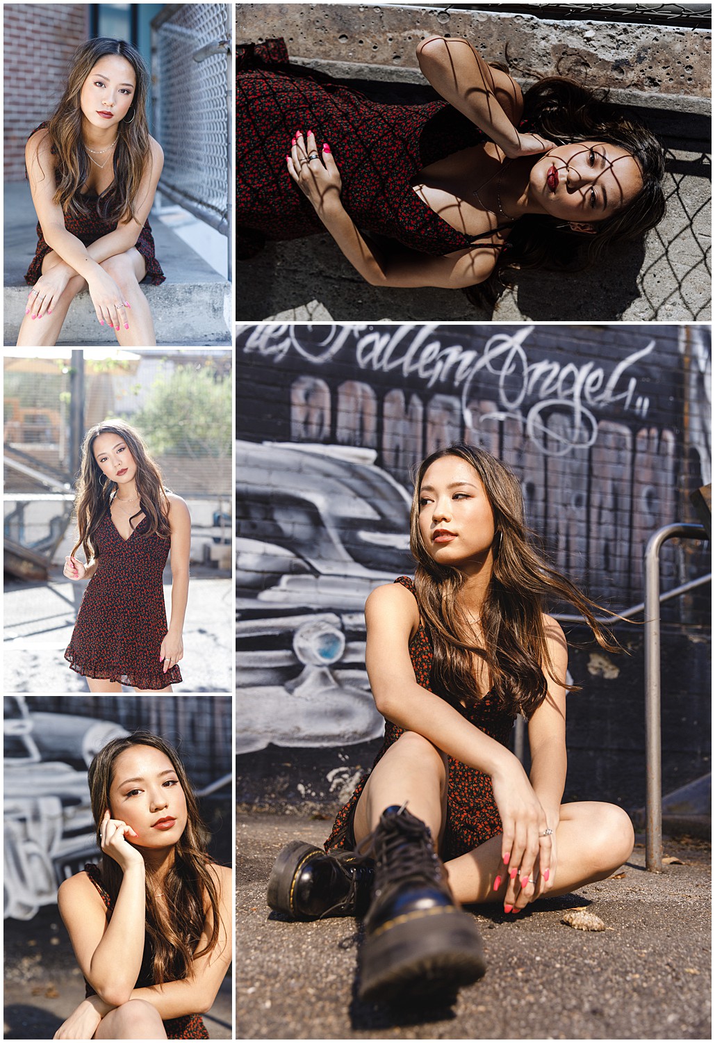 chic and urban shoot in los angeles arts district by tara rochelle in california