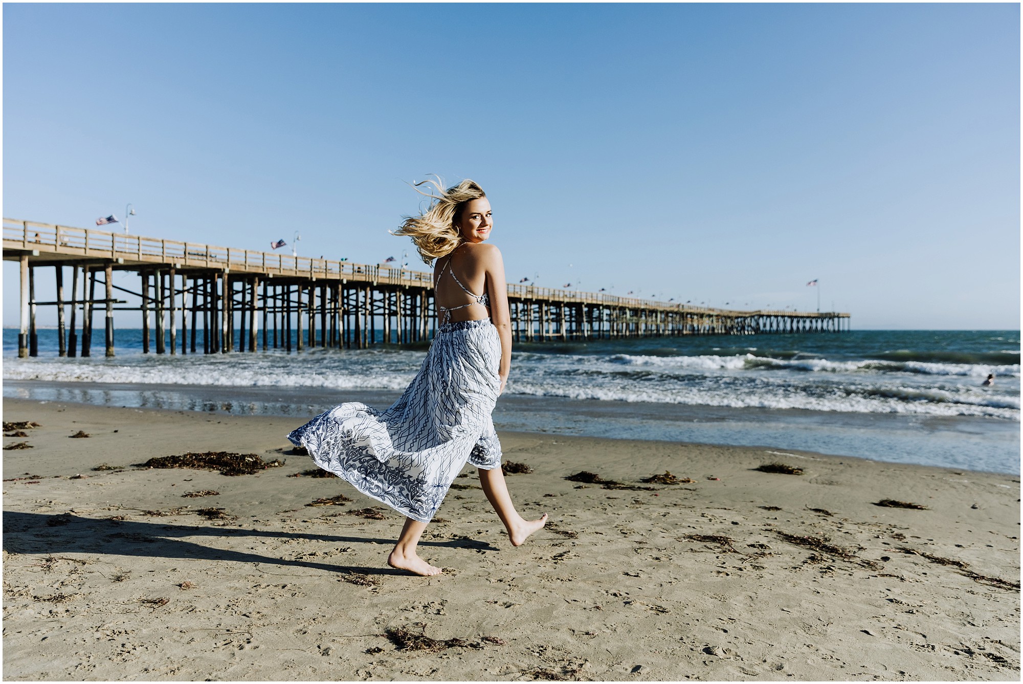 tara rochelle photography senior shoot in ventura california, fun and beachy