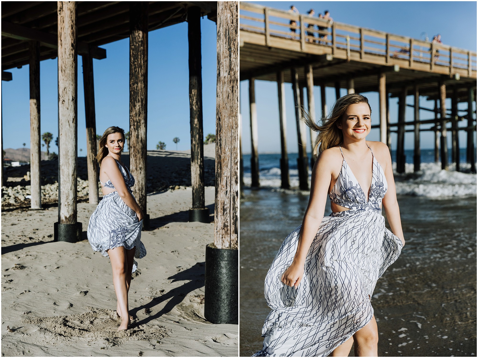 senior shoot at ventura beach in southern california by professional photographer tara rochelle