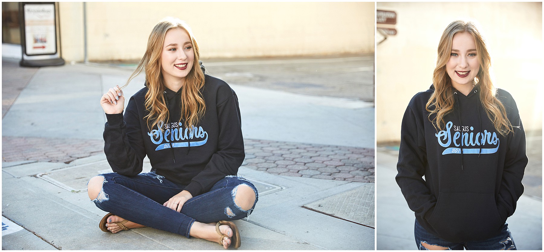 senior sweatshirt portraits by tara rochelle saugus high school souther california