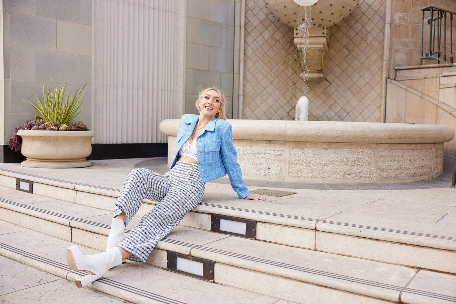 Modern senior pictures in Beverly Hills California by Tara Rochelle Photography