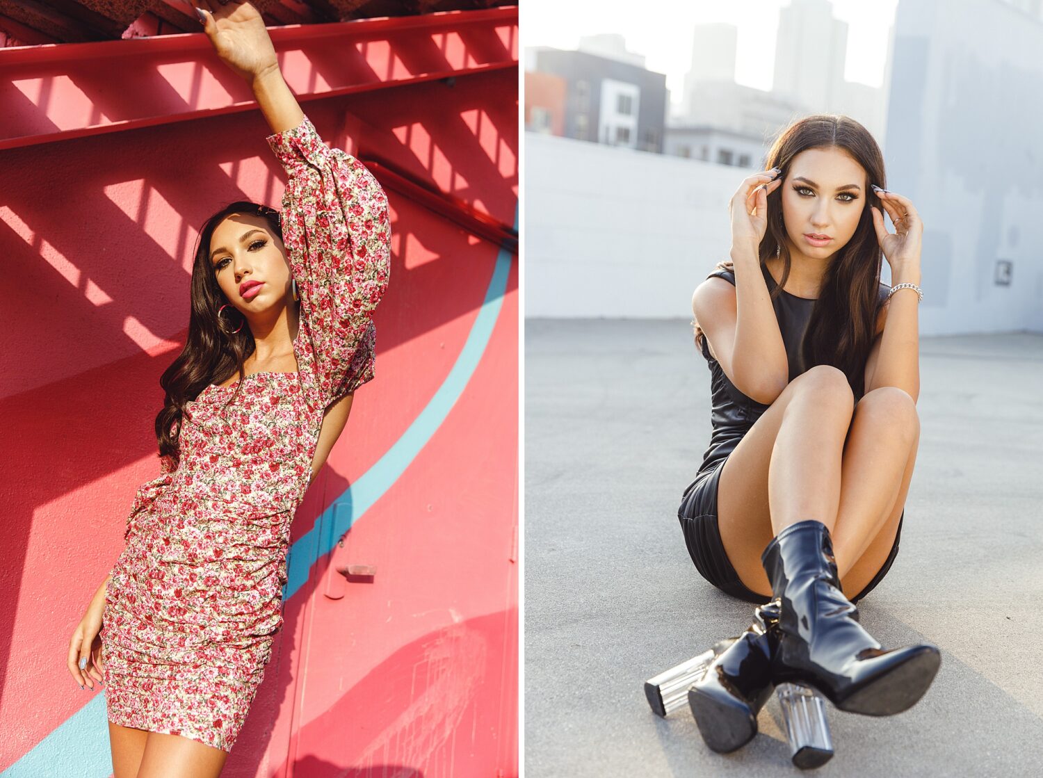 Modern senior pictures in Los Angeles California by Tara Rochelle Photography