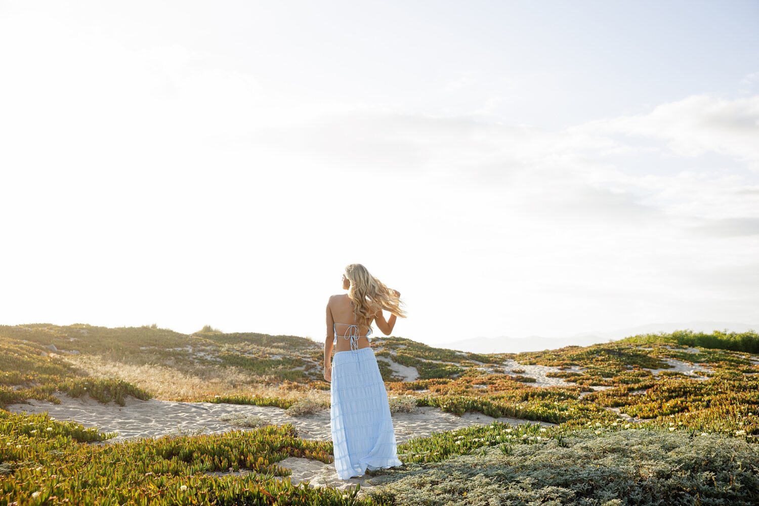 senior girl beach portrait Ventura California